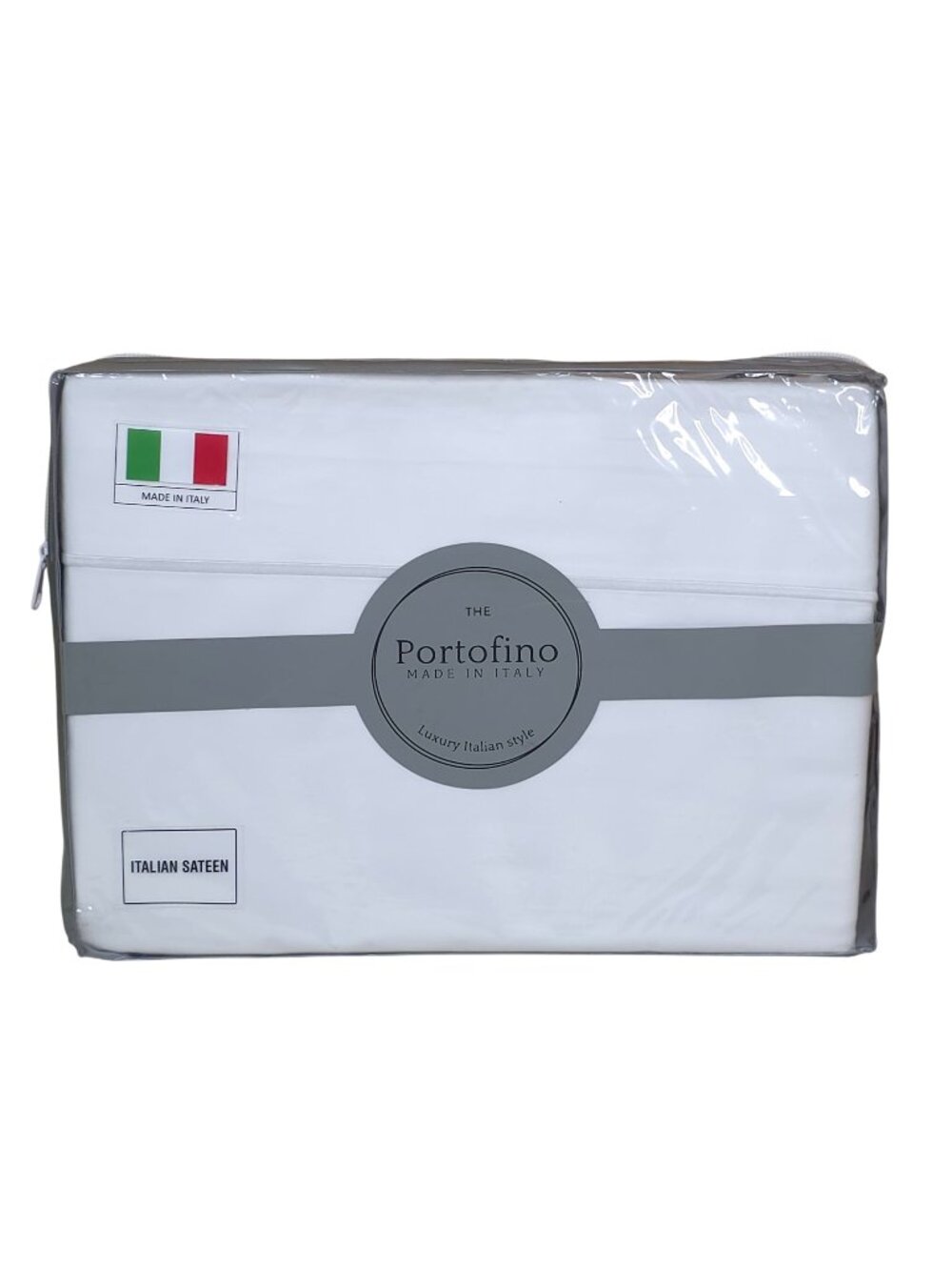 The Portofino Luxury Queen Sheet Set 300 Thread Count Cotton Sateen Made Italy